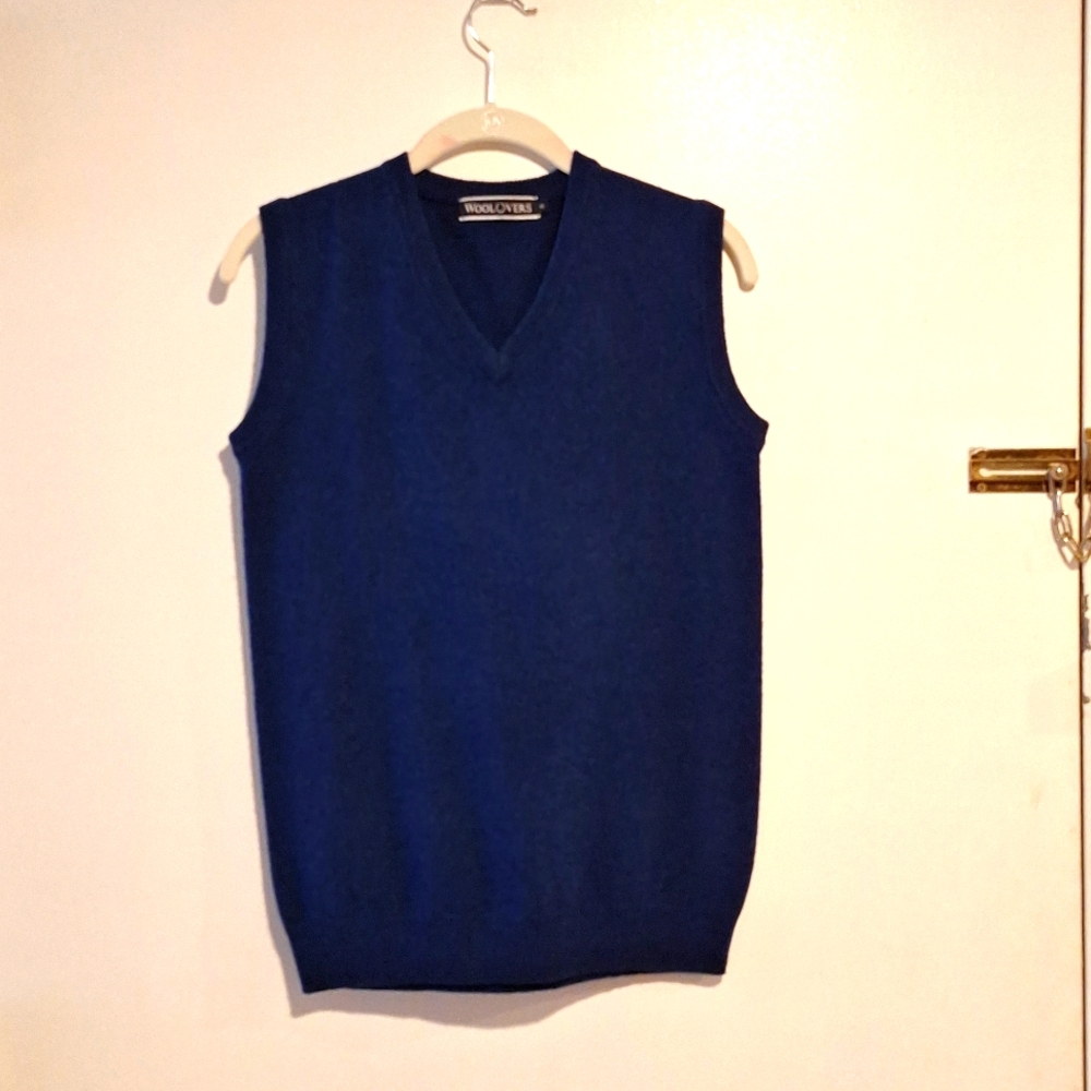 WOOLOVERS Wool vest (NEW but tags removed) in Blue - Size X-Small
